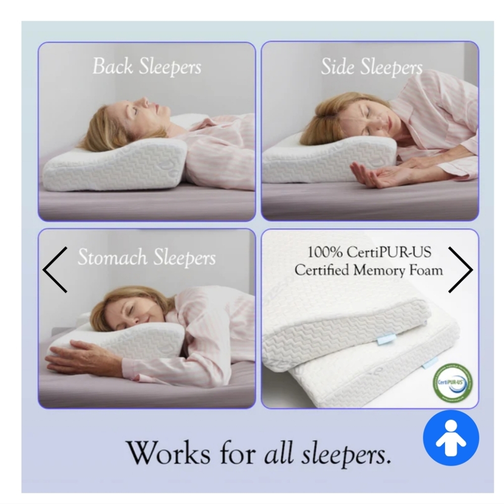 dosaze contoured orthapedic pillow